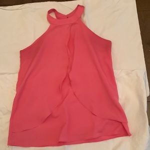 Another Story coral coloured sleeveless top